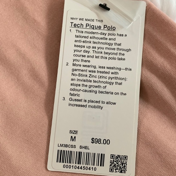 Lululemon Tech pique polo anti-stink short sleeve - Picture 3 of 5